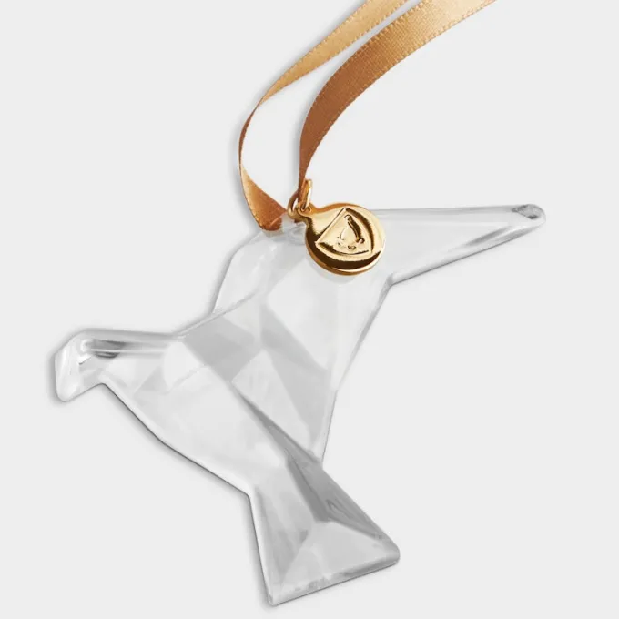 Orrefors Annual Holiday Ornament Homage Dove 2024 Sale