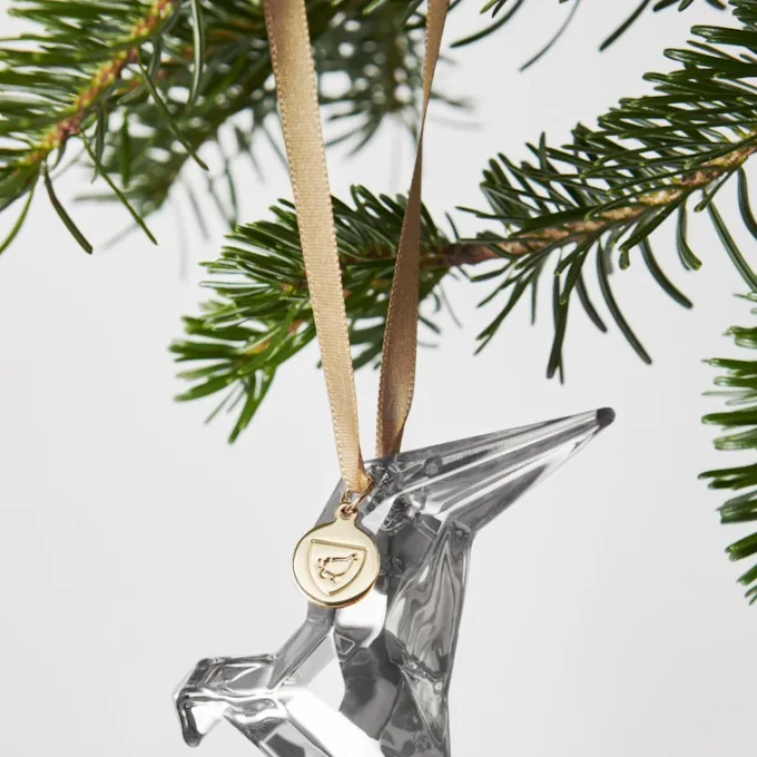 Orrefors Annual Holiday Ornament Homage Dove 2024 Sale