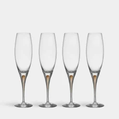 Orrefors Intermezzo champagneglas guld 26cl 4-packErika Lagerbielke Best