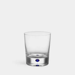 Orrefors Intermezzo double old fashioned glas blå 40clErika Lagerbielke Discount
