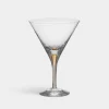 Orrefors Intermezzo martiniglas guld 25cl 2-packErika Lagerbielke Online