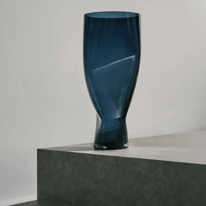 Orrefors Squeeze vas midnight blue 500mm New