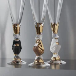 Orrefors The sparkling devil champagneglas guld 19cl Fashion